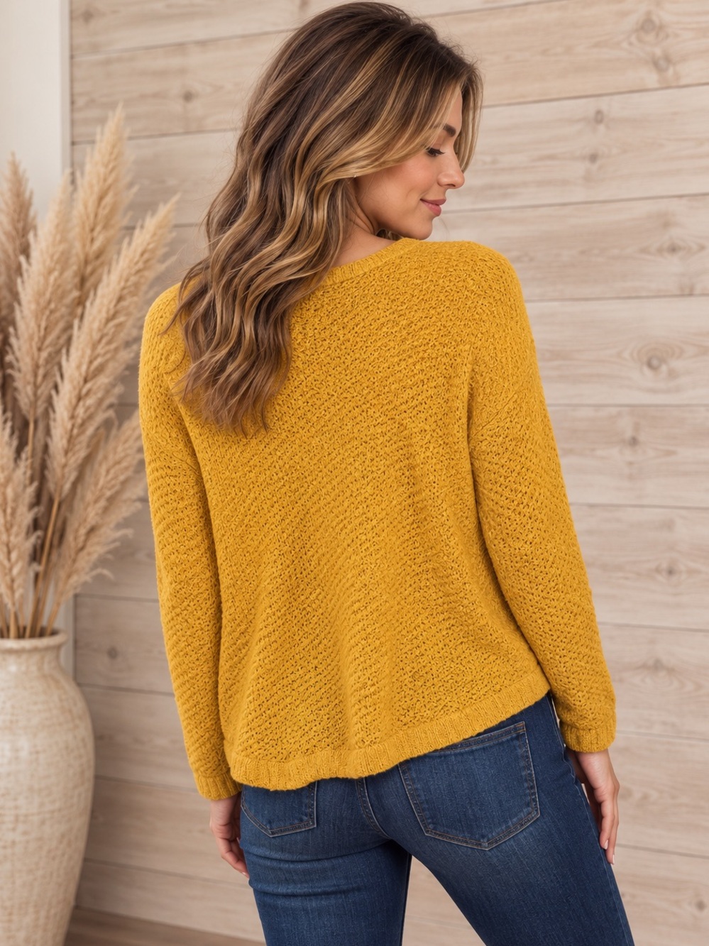 Mustard Yellow Long Sleeve Top - NWT - Picture 5 of 16